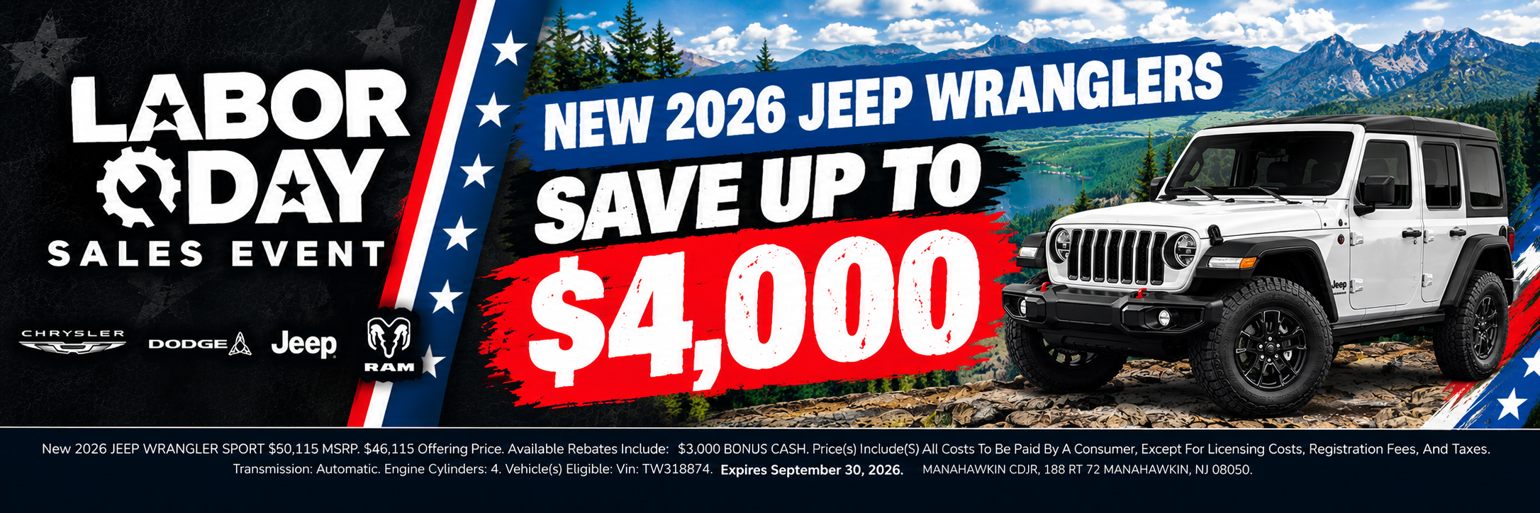 Jeep Wrangler | Save Up To $4,000
