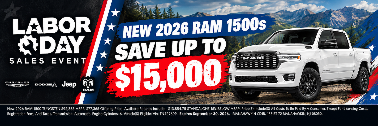 RAM 1500 | Save Up To $10,000